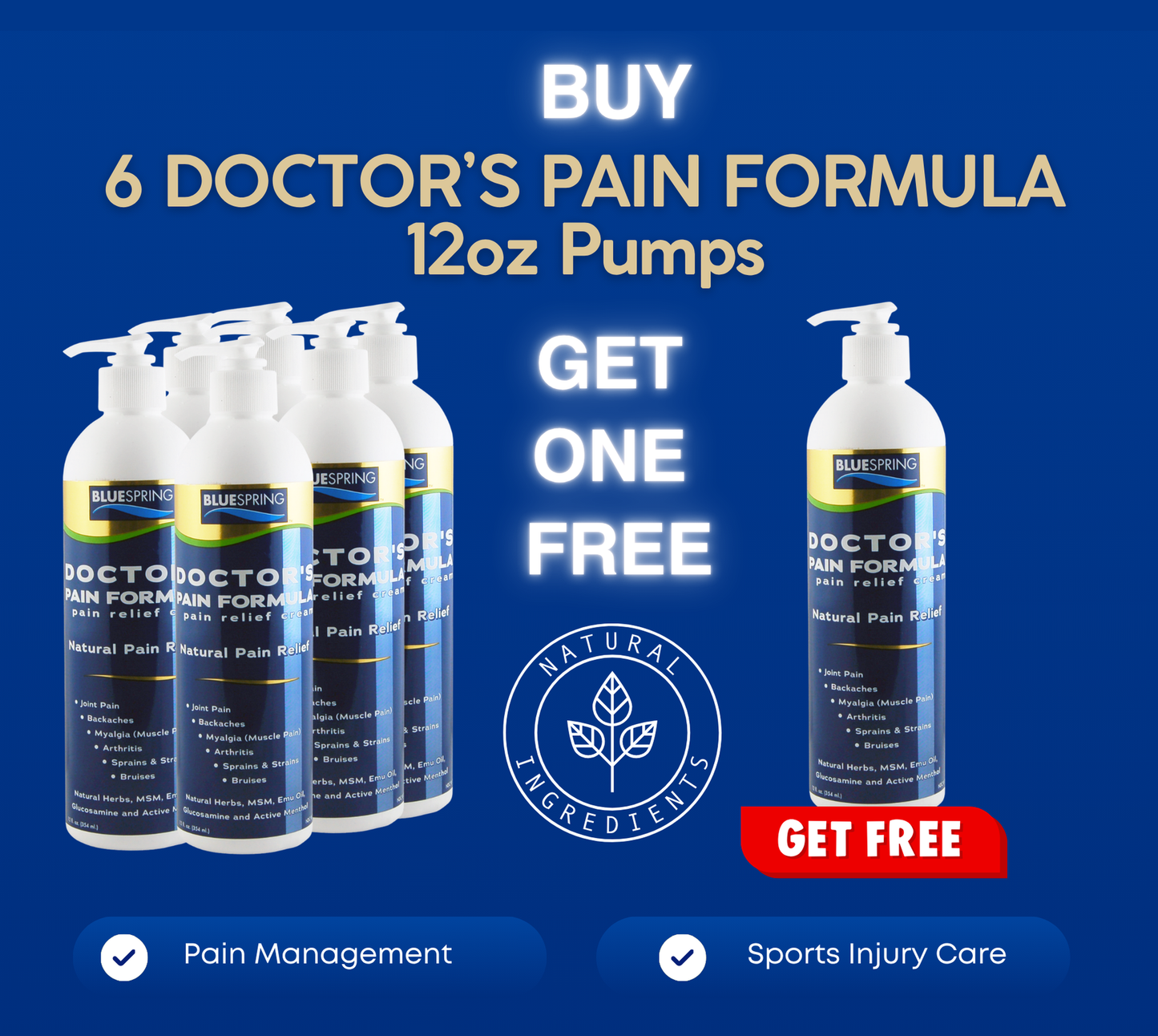 Doctor's Pain Formula - 12oz Pump