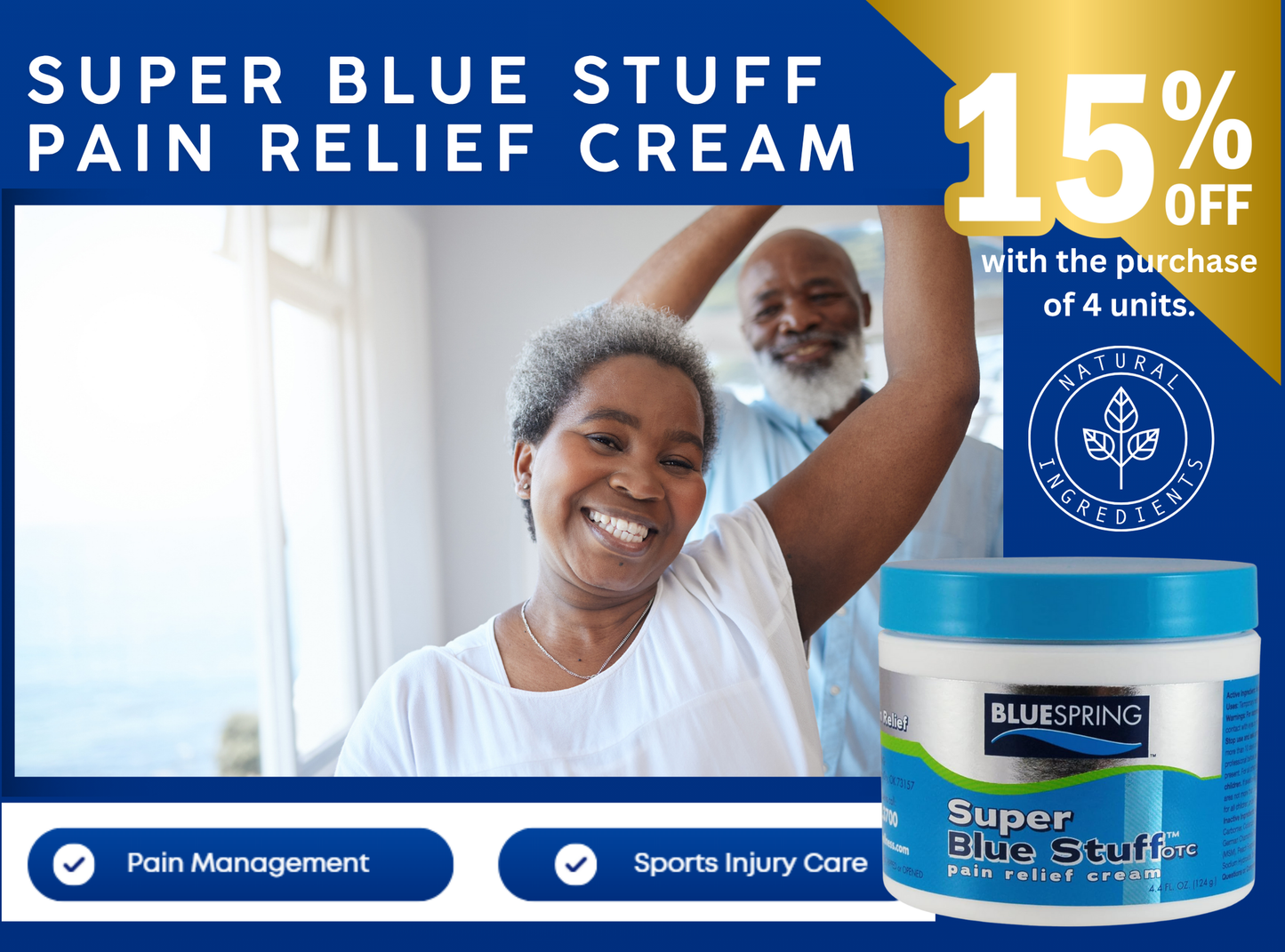 Super Blue Stuff - 4oz Jar